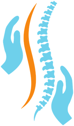 Logo de Fernando Barrenechea: manos que sostienen una columna vertebral